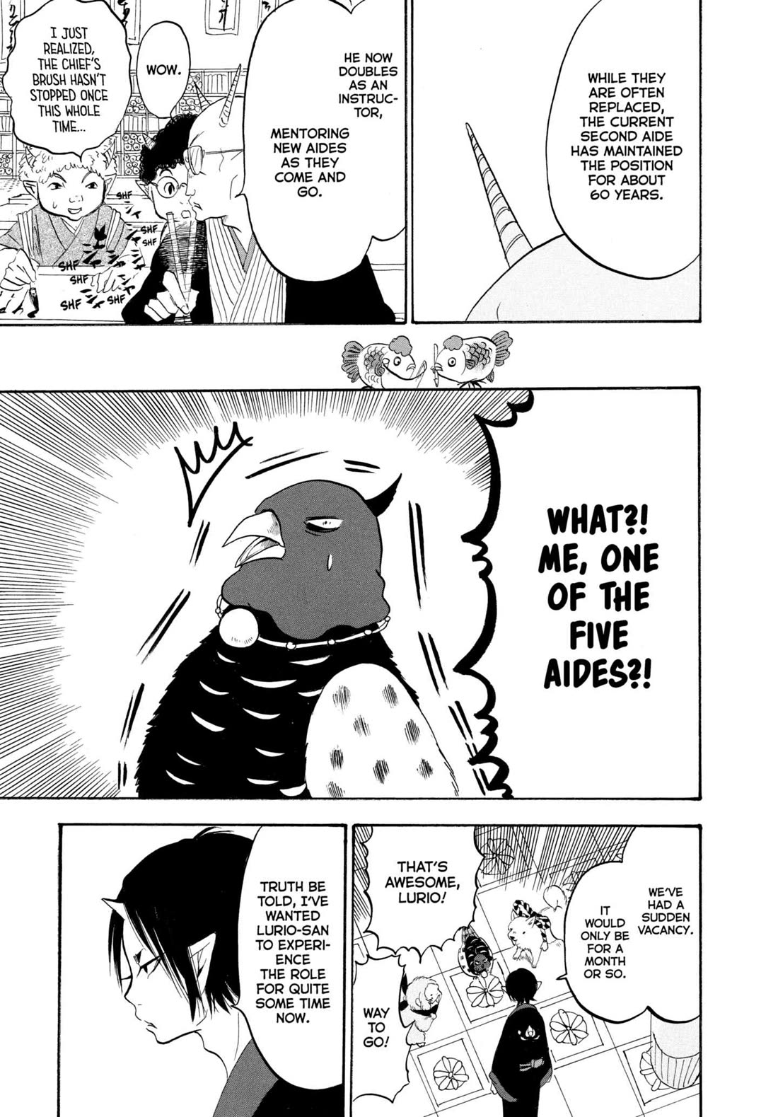 Hoozuki no Reitetsu Chapter 224 page 7 - Chapter 224: THE FIVE OFFICIALS