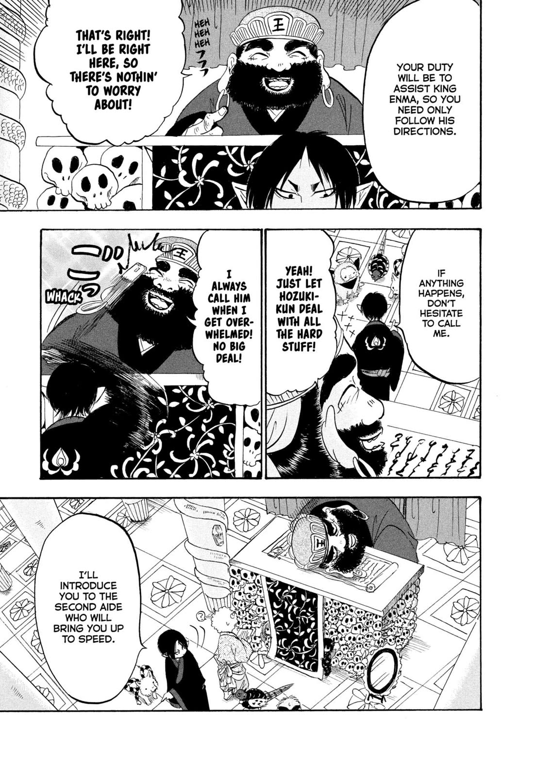 Hoozuki no Reitetsu Chapter 224 page 9 - Chapter 224: THE FIVE OFFICIALS
