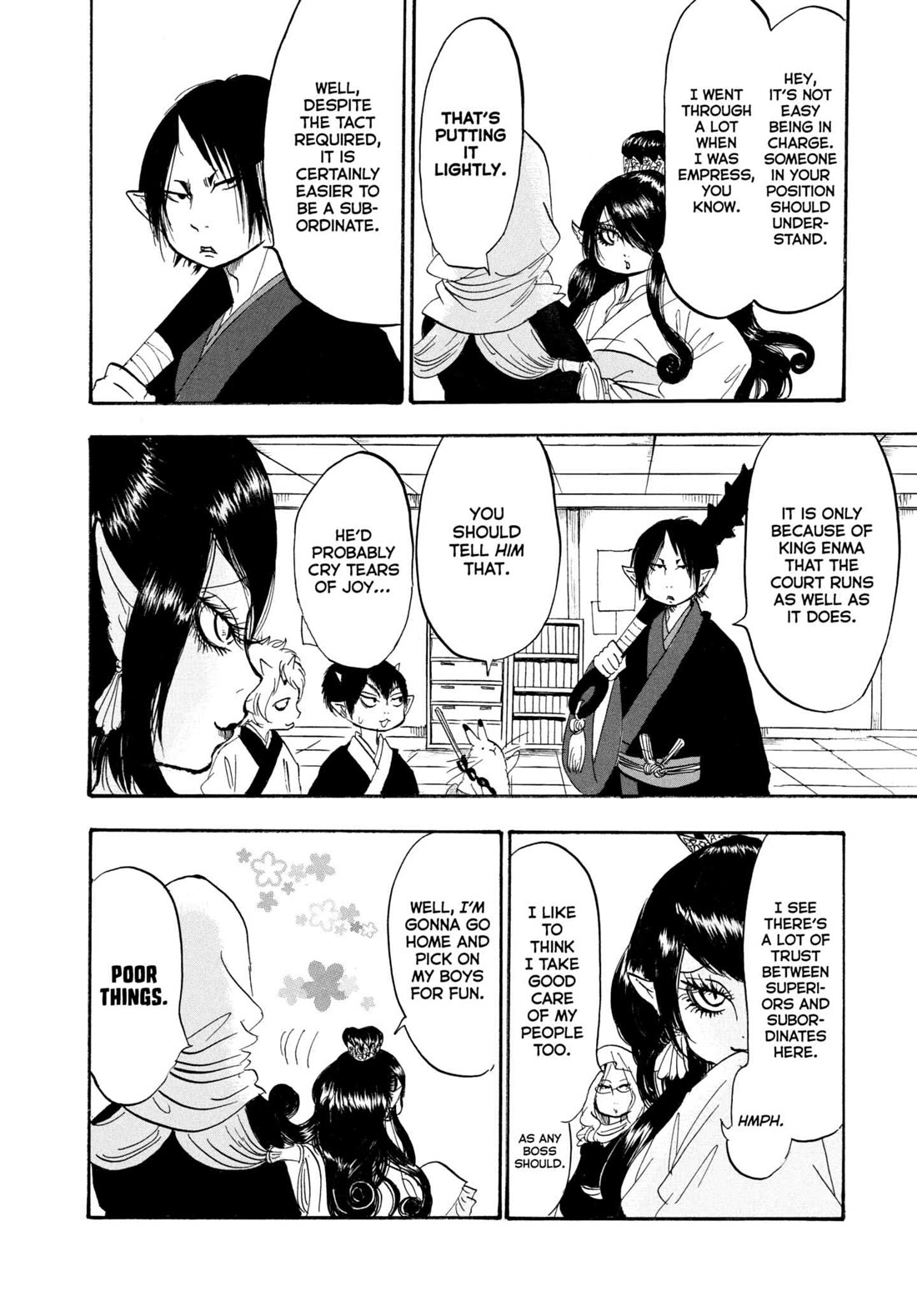 Hoozuki no Reitetsu Chapter 225 page 14 - Chapter 225: THE UNDERLING LIFE IS ROUGH BUT RICH