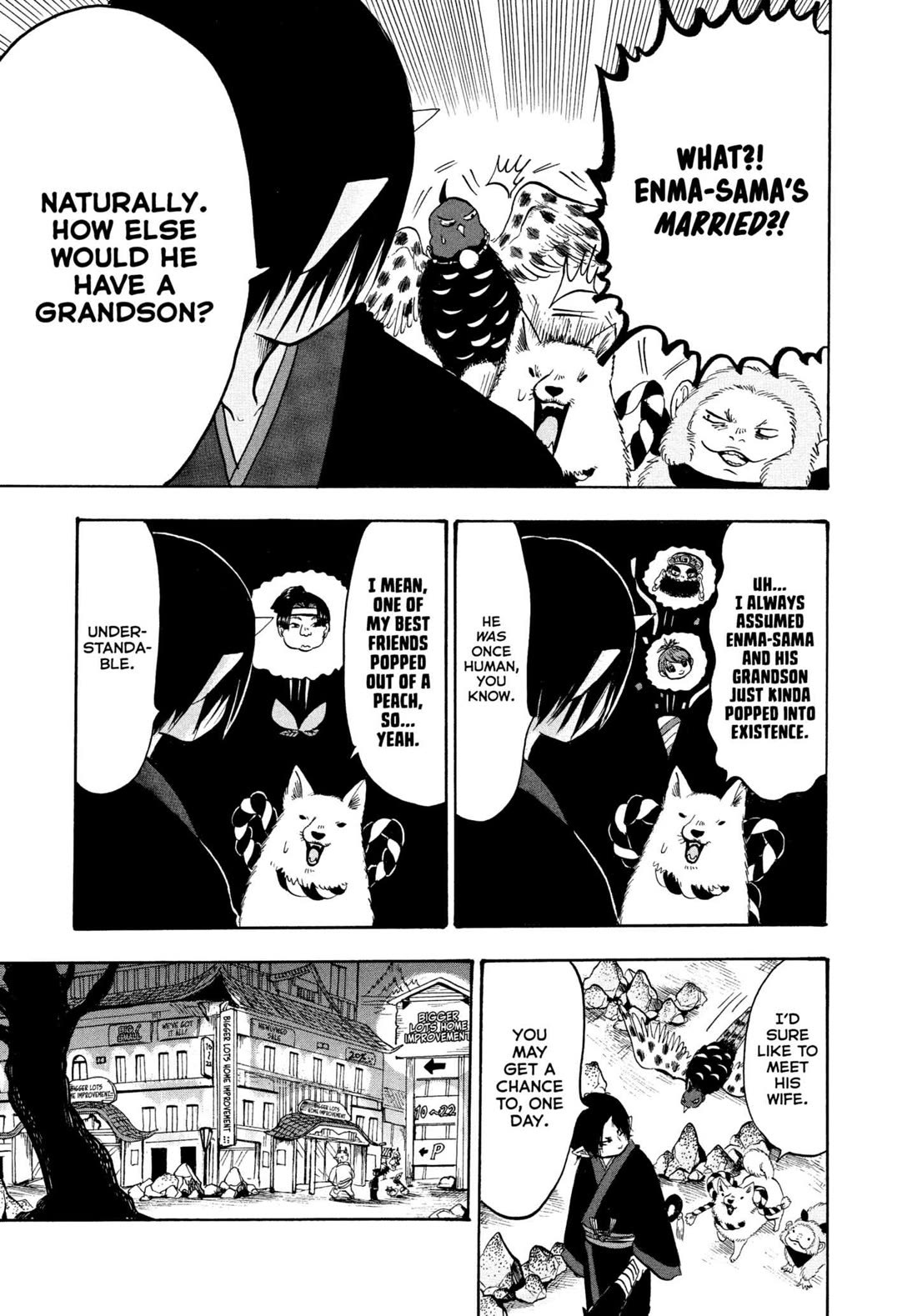 Hoozuki no Reitetsu Chapter 229 page 7 - Chapter 229: JUMBO HOME IMPROVEMENT STORE