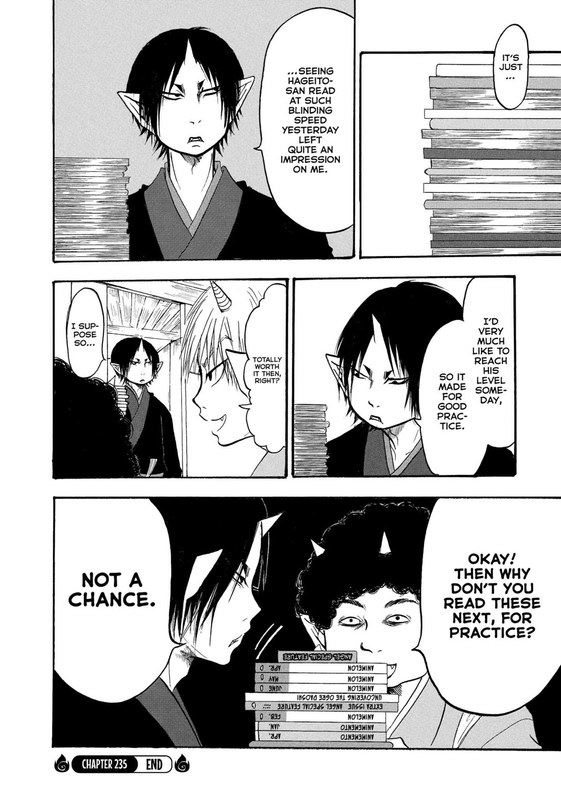 Hoozuki no Reitetsu Chapter 235 page 16 - Chapter 235: LETTERS ARE YOUR FRIENDS