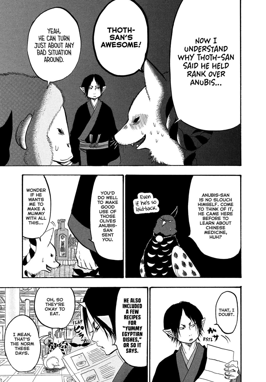 Hoozuki no Reitetsu Chapter 237 page 11 - Chapter 237: THERE'S ALMOST NOTHING THOTH CAN'T SOLVE