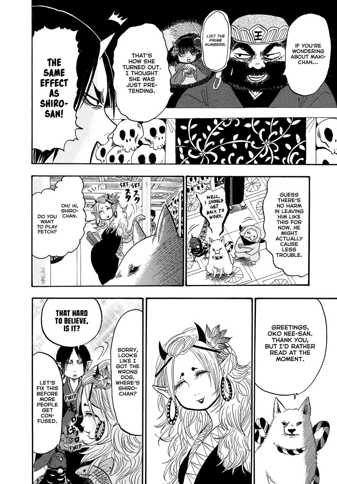Hoozuki no Reitetsu Chapter 238 page 12 - Chapter 238: SHIRO'S... SMART?