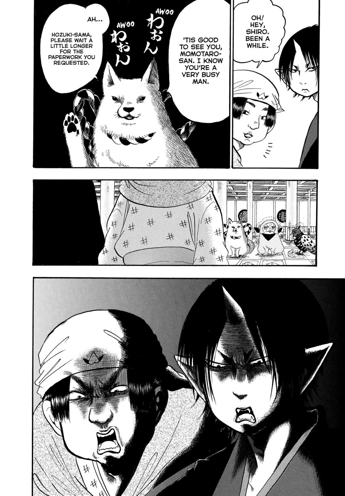 Hoozuki no Reitetsu Chapter 238 page 4 - Chapter 238: SHIRO'S... SMART?