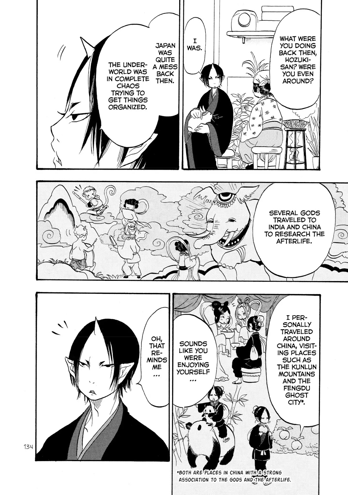 Hoozuki no Reitetsu Chapter 28 page 14 - Chapter 28: THE REASON YOKAI SPREAD TO CHINA