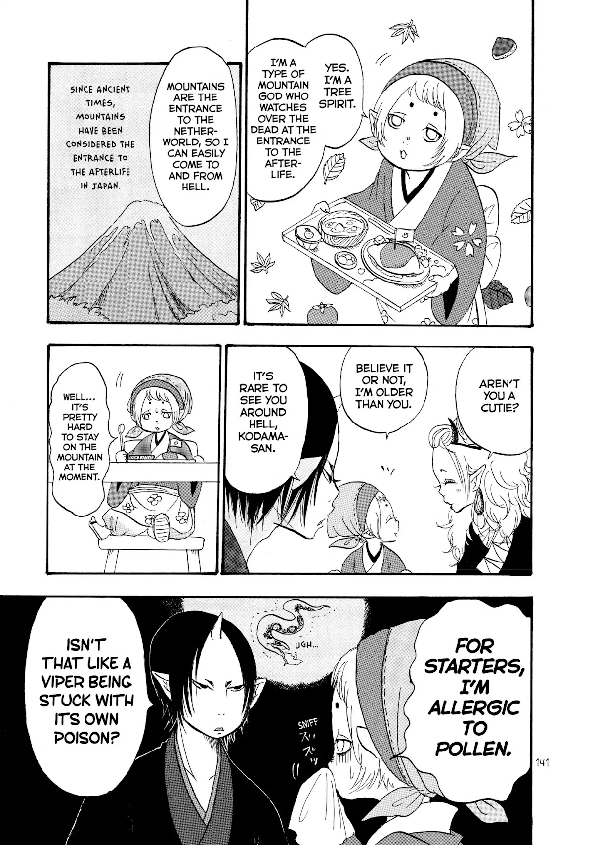 Hoozuki no Reitetsu Chapter 29 page 5 - Chapter 29: THE MOUNTAIN SISTERS' MORASS