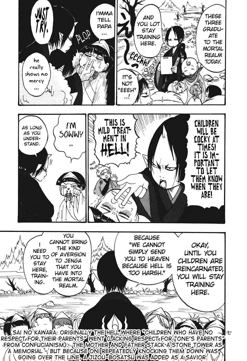Hoozuki no Reitetsu Chapter 30 page 8 - Chapter 30: Offense and Defense of Sai no Kawara