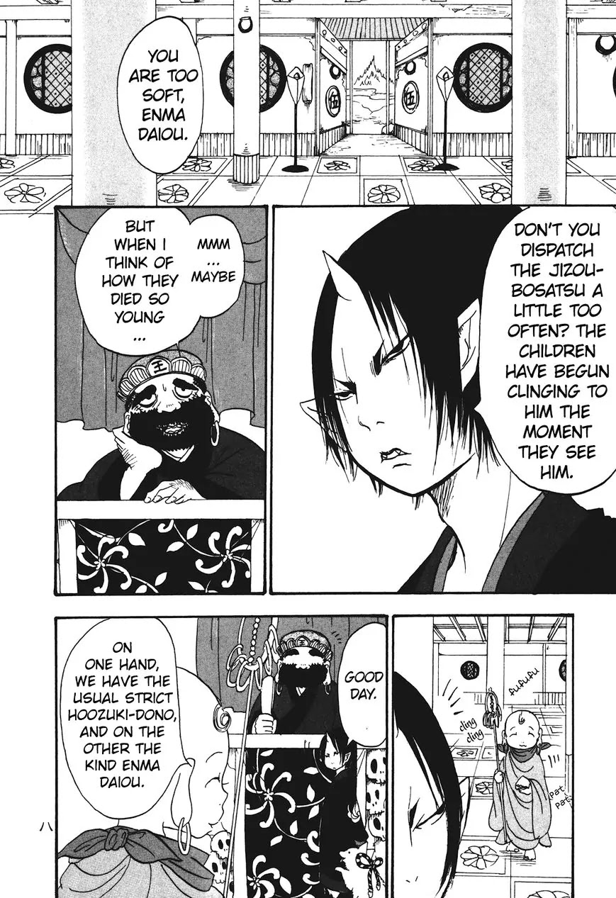 Hoozuki no Reitetsu Chapter 30 page 9 - Chapter 30: Offense and Defense of Sai no Kawara