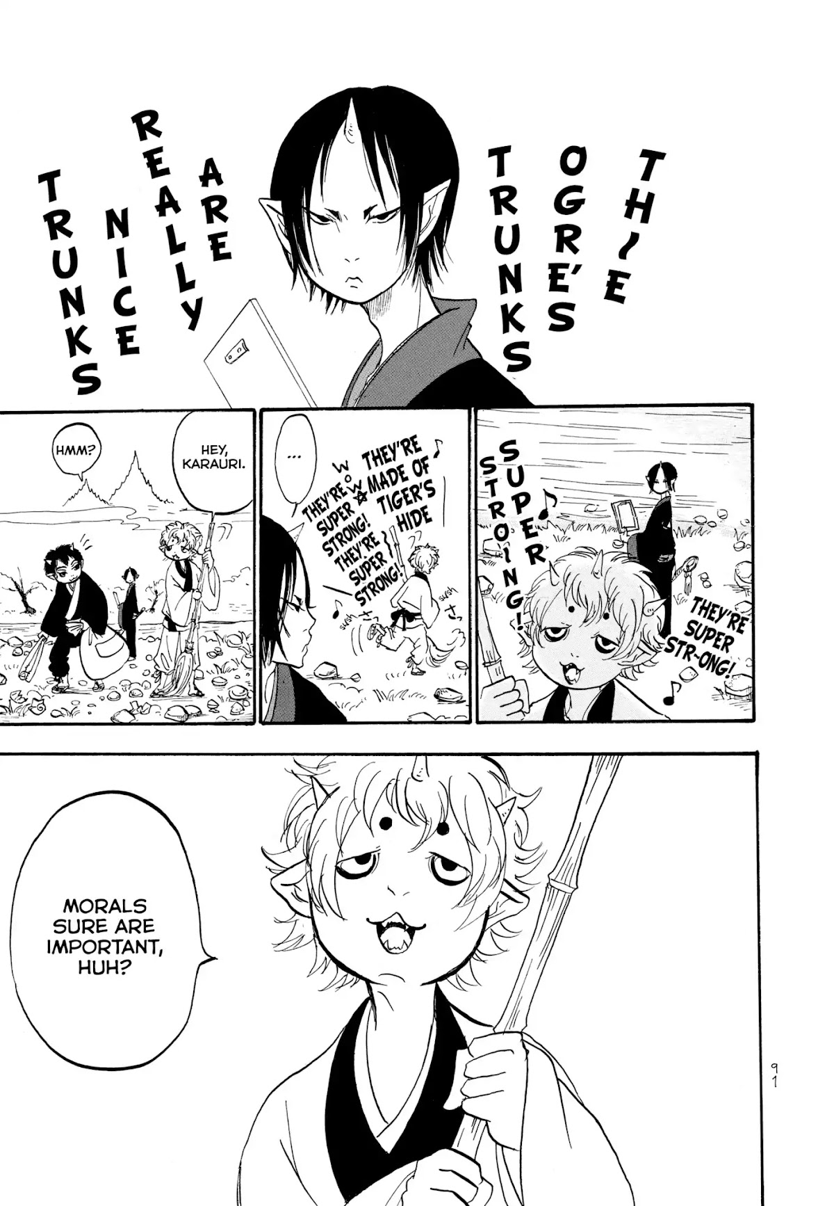 Hoozuki no Reitetsu Chapter 6 page 1 - Chapter 6: OGRES, UNDERWEAR, AND CRABS