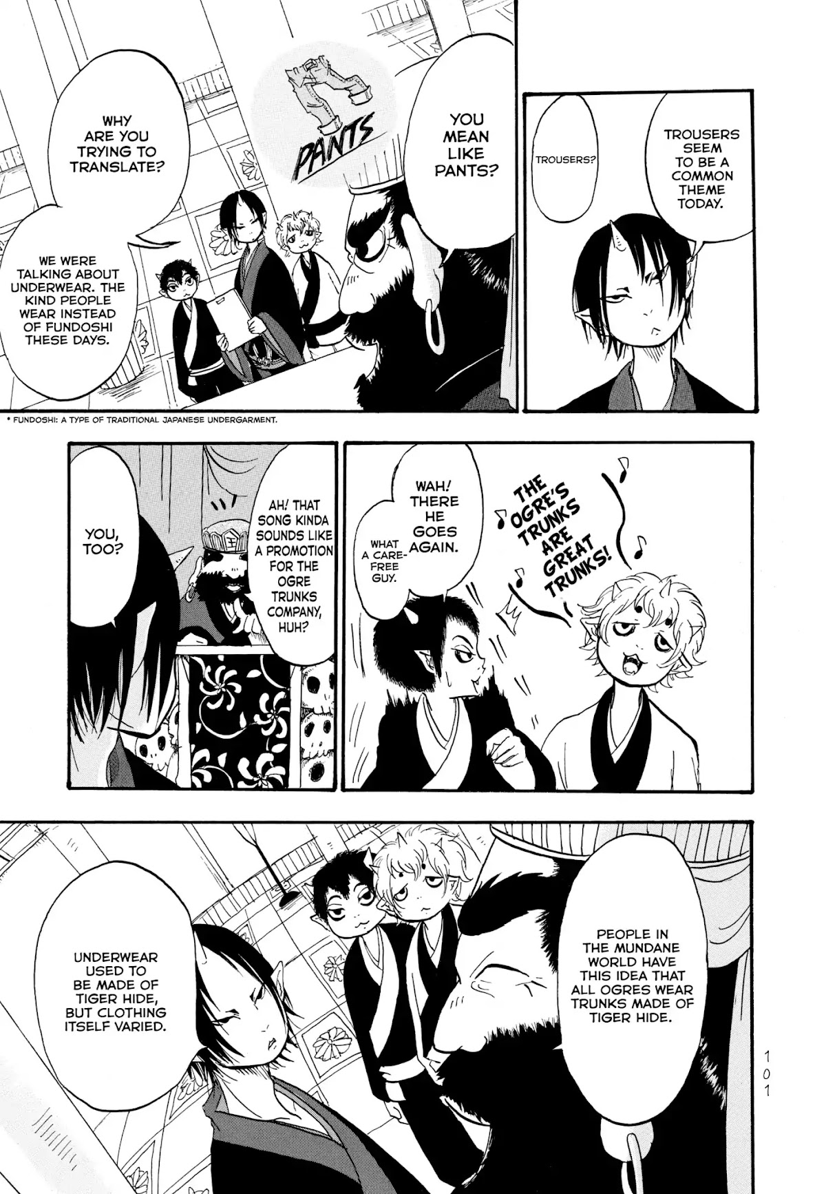 Hoozuki no Reitetsu Chapter 6 page 11 - Chapter 6: OGRES, UNDERWEAR, AND CRABS