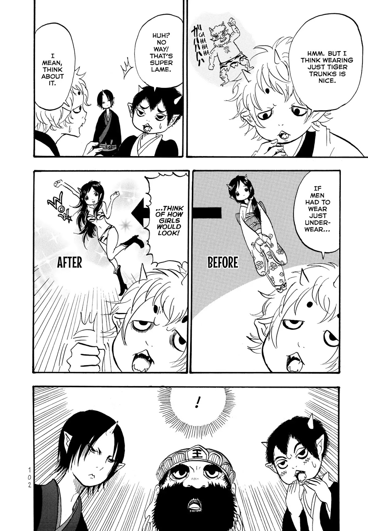Hoozuki no Reitetsu Chapter 6 page 12 - Chapter 6: OGRES, UNDERWEAR, AND CRABS