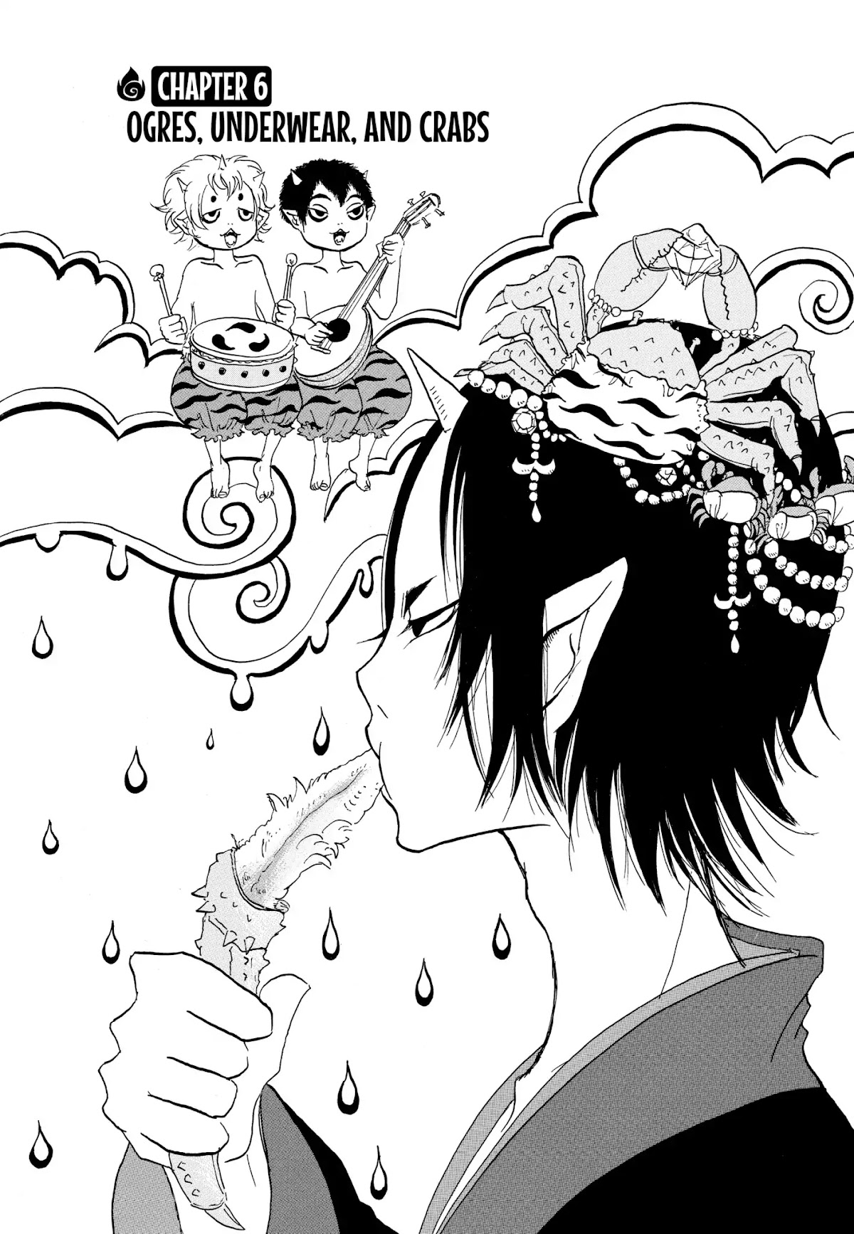 Hoozuki no Reitetsu Chapter 6 page 2 - Chapter 6: OGRES, UNDERWEAR, AND CRABS