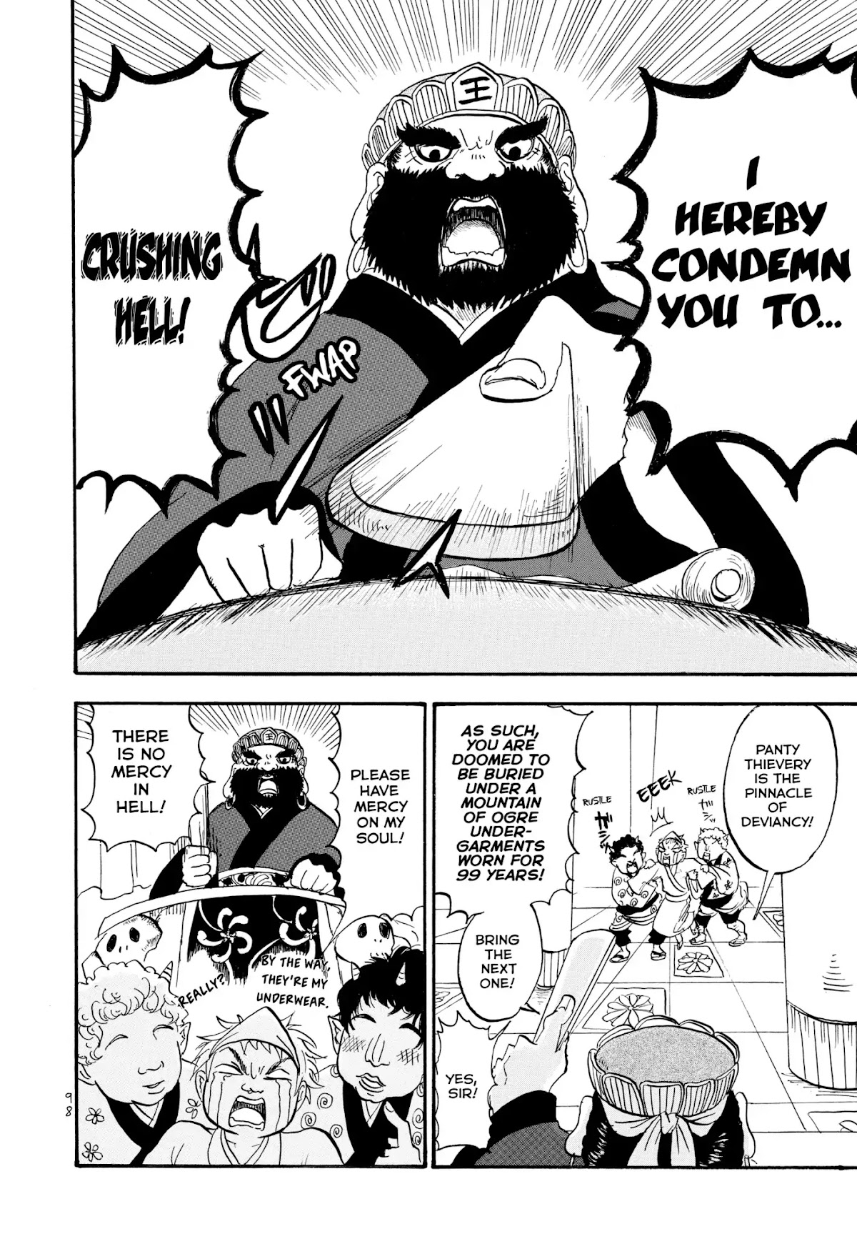 Hoozuki no Reitetsu Chapter 6 page 8 - Chapter 6: OGRES, UNDERWEAR, AND CRABS