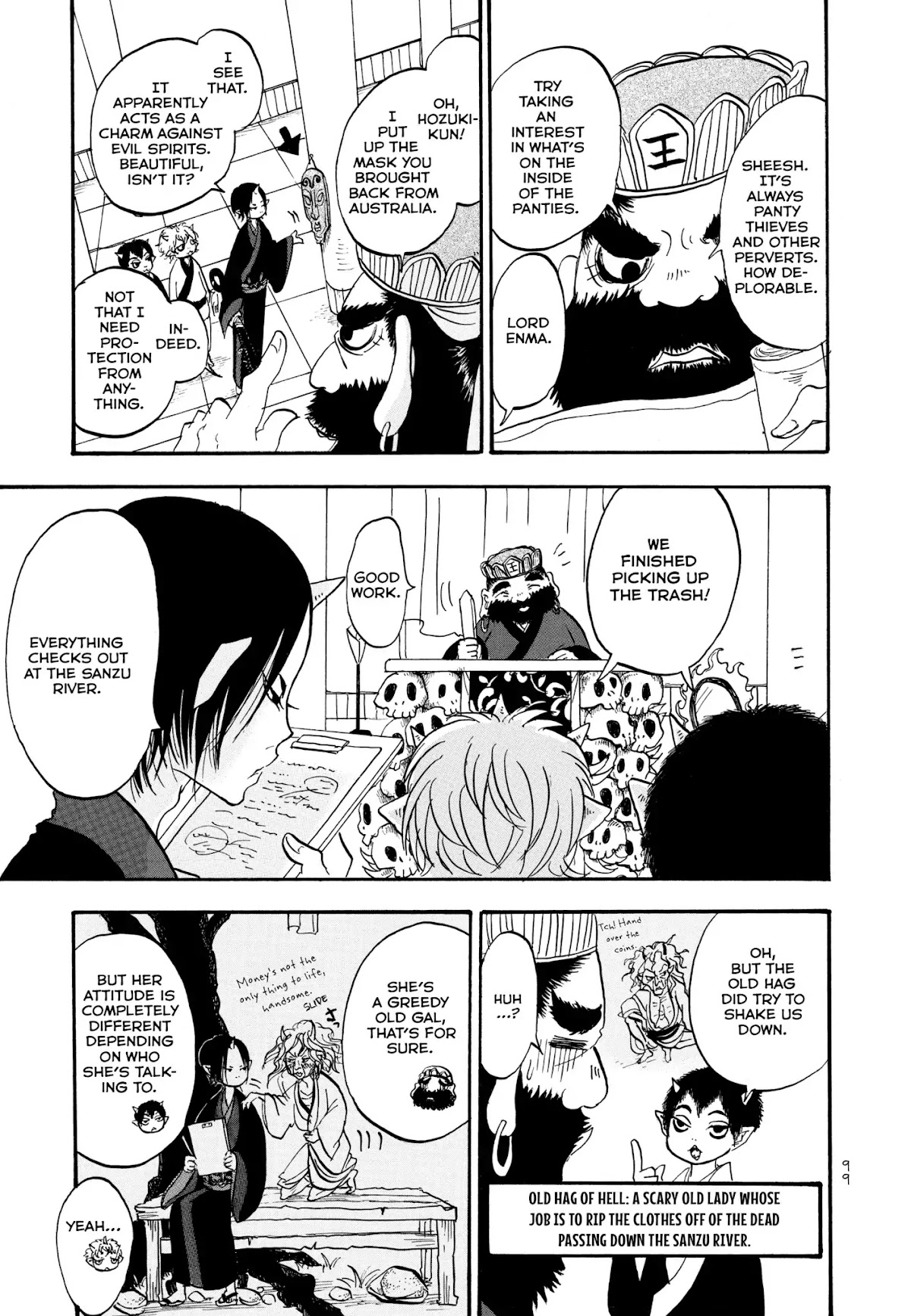 Hoozuki no Reitetsu Chapter 6 page 9 - Chapter 6: OGRES, UNDERWEAR, AND CRABS