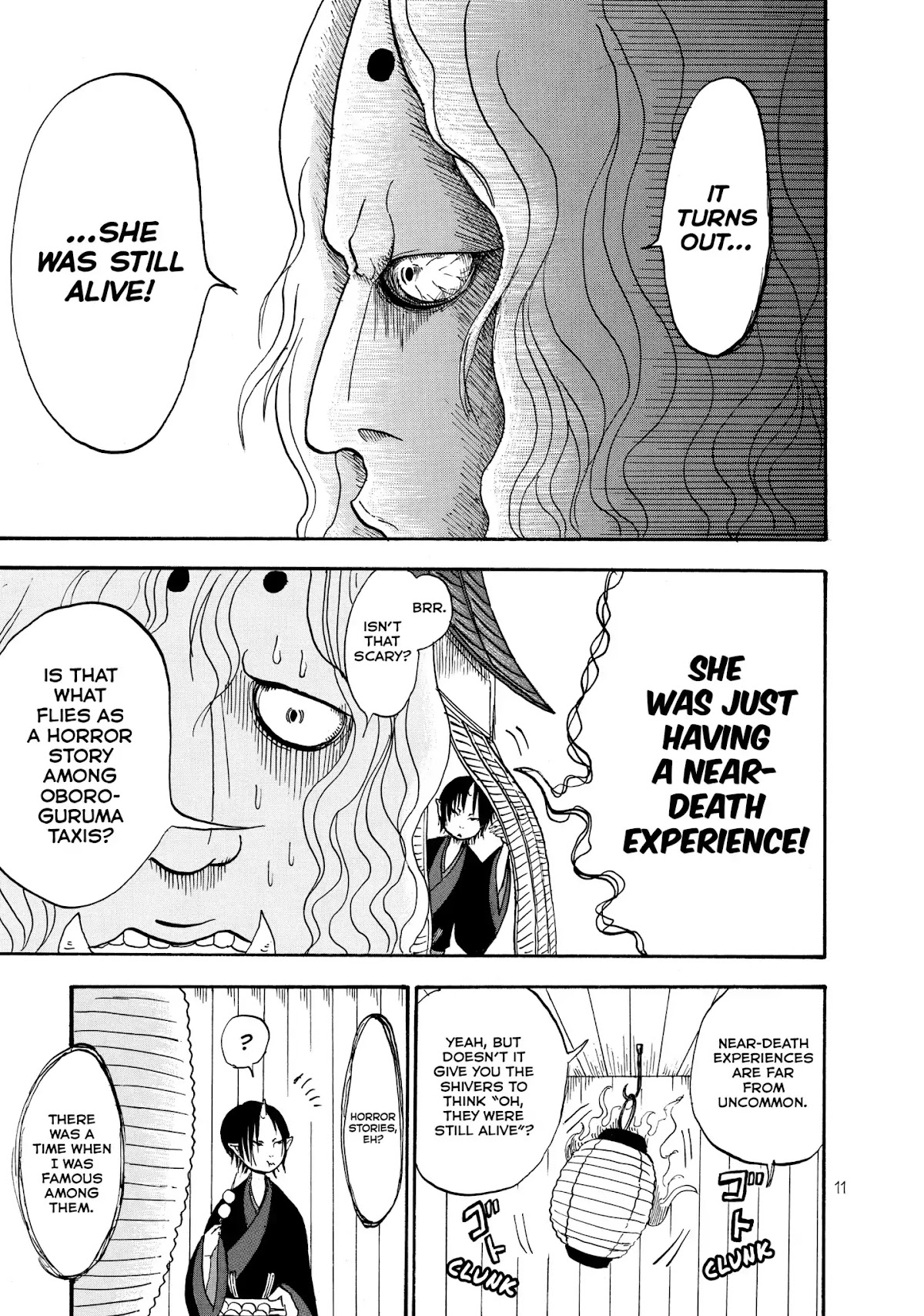Hoozuki no Reitetsu Chapter 7 page 12 - Chapter 7: HELL'S YOTSUYA TAXI KAIDAN