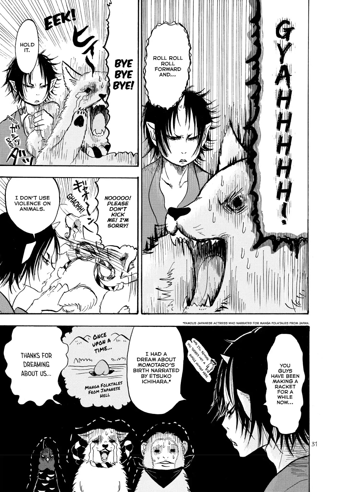 Hoozuki no Reitetsu Chapter 8 page 13 - Chapter 8: THREE DEAD ANIMALS!