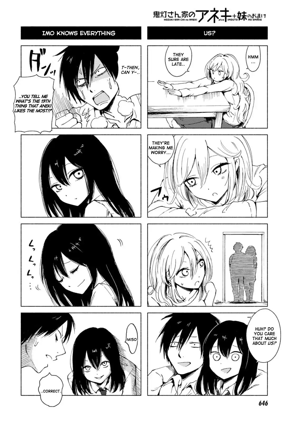 Hoozuki-san Chi no Aneki + Imouto Chapter 123.4 page 14 - Chapter 123.4