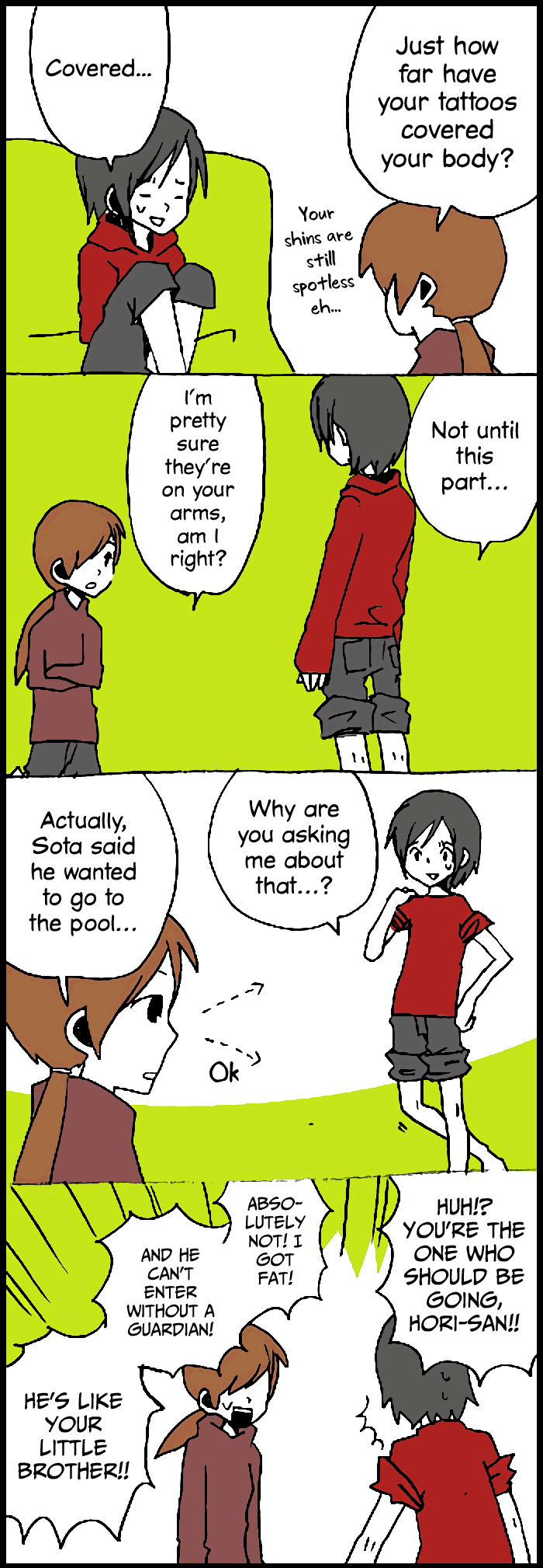 Hori-san to Miyamura-kun Chapter 11 page 18 - Chapter 11: Izumi Boy