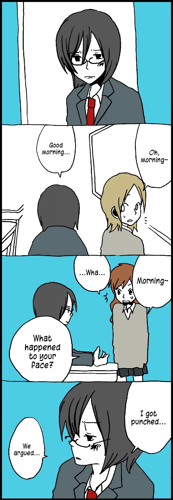 Hori-san to Miyamura-kun Chapter 14 page 1 - Chapter 14: A Stubbon Person