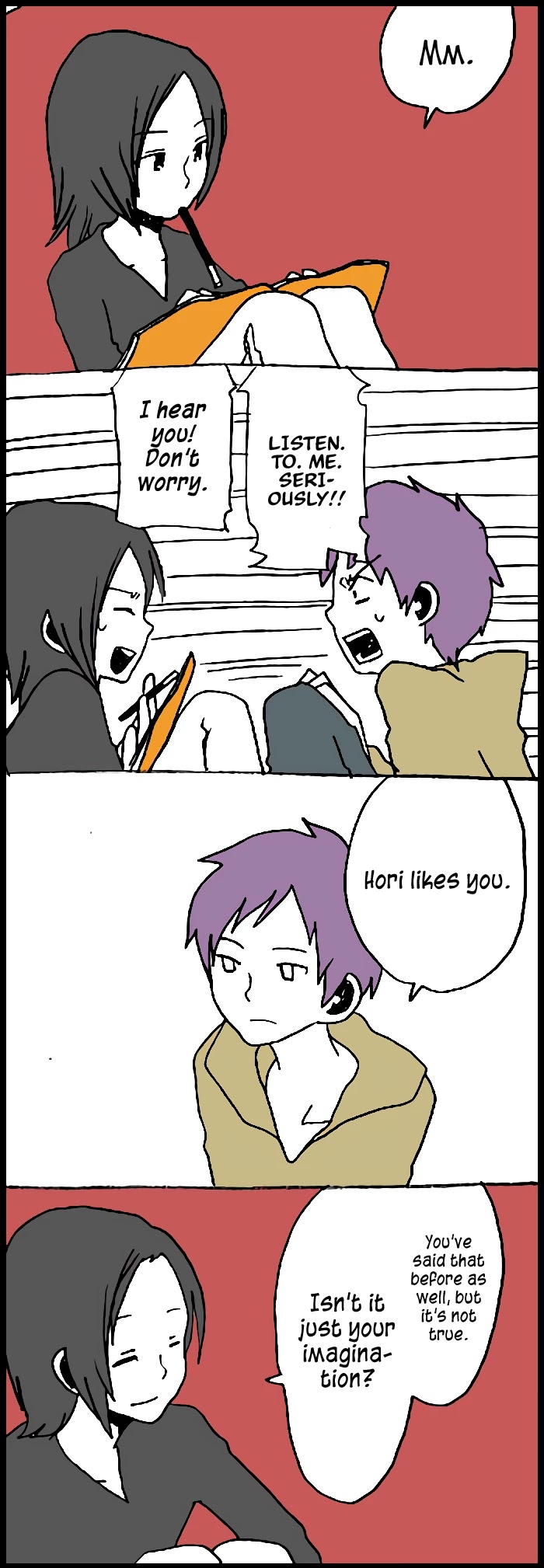 Hori-san to Miyamura-kun Chapter 14 page 8 - Chapter 14: A Stubbon Person