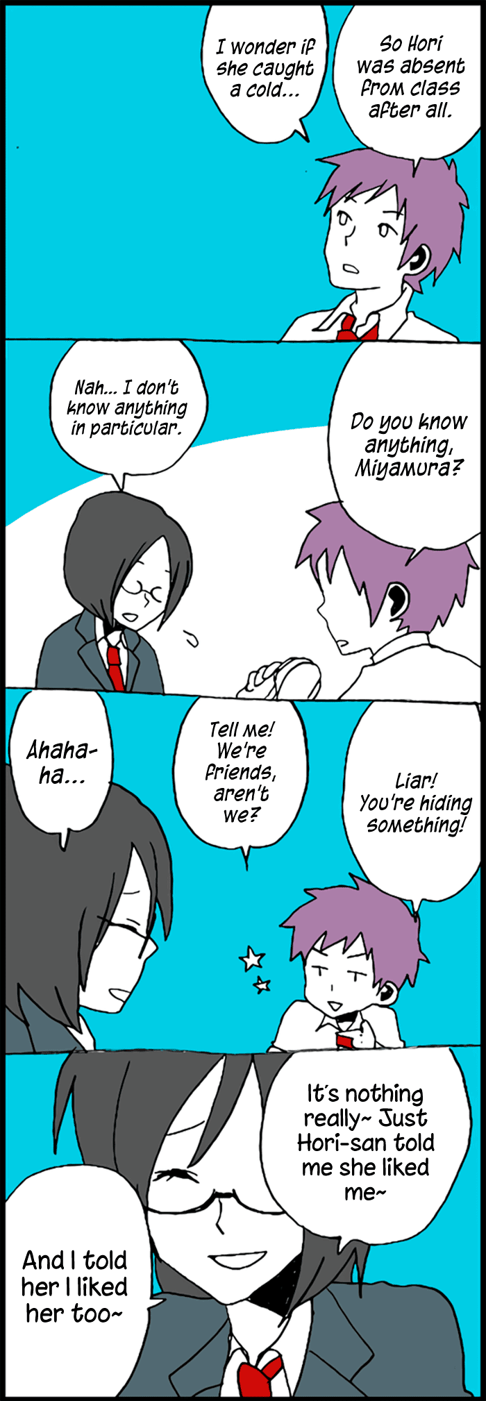 Hori-san to Miyamura-kun Chapter 16 page 15 - Chapter 16: I'm Okay