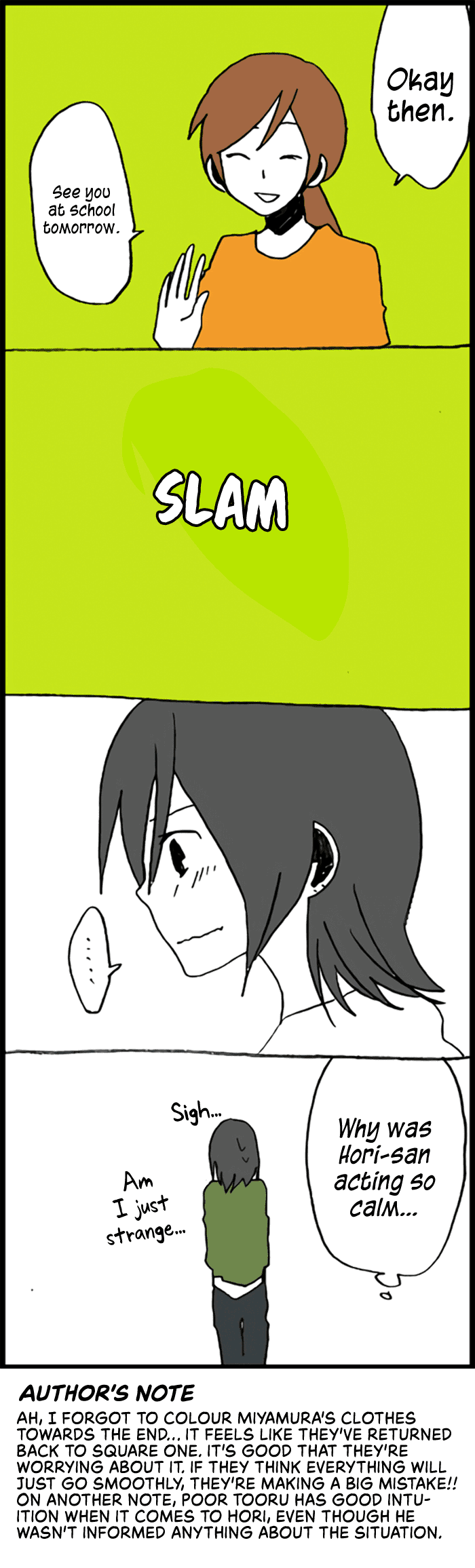 Hori-san to Miyamura-kun Chapter 16 page 20 - Chapter 16: I'm Okay
