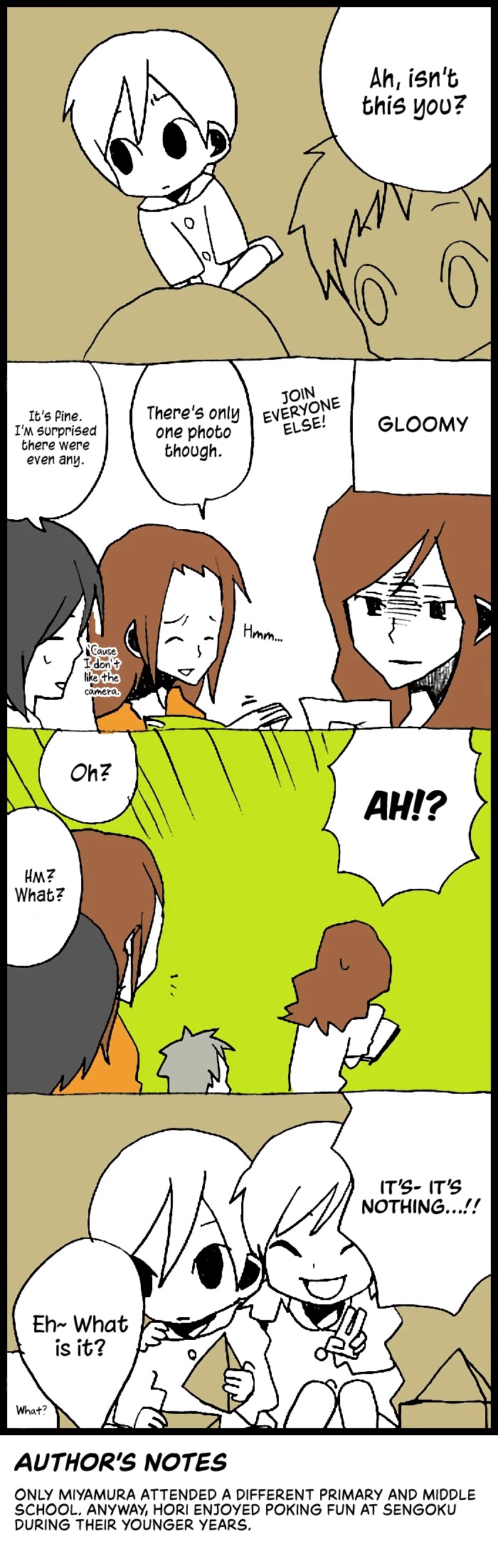 Hori-san to Miyamura-kun Chapter 20 page 4 - Chapter 20: Photo Album