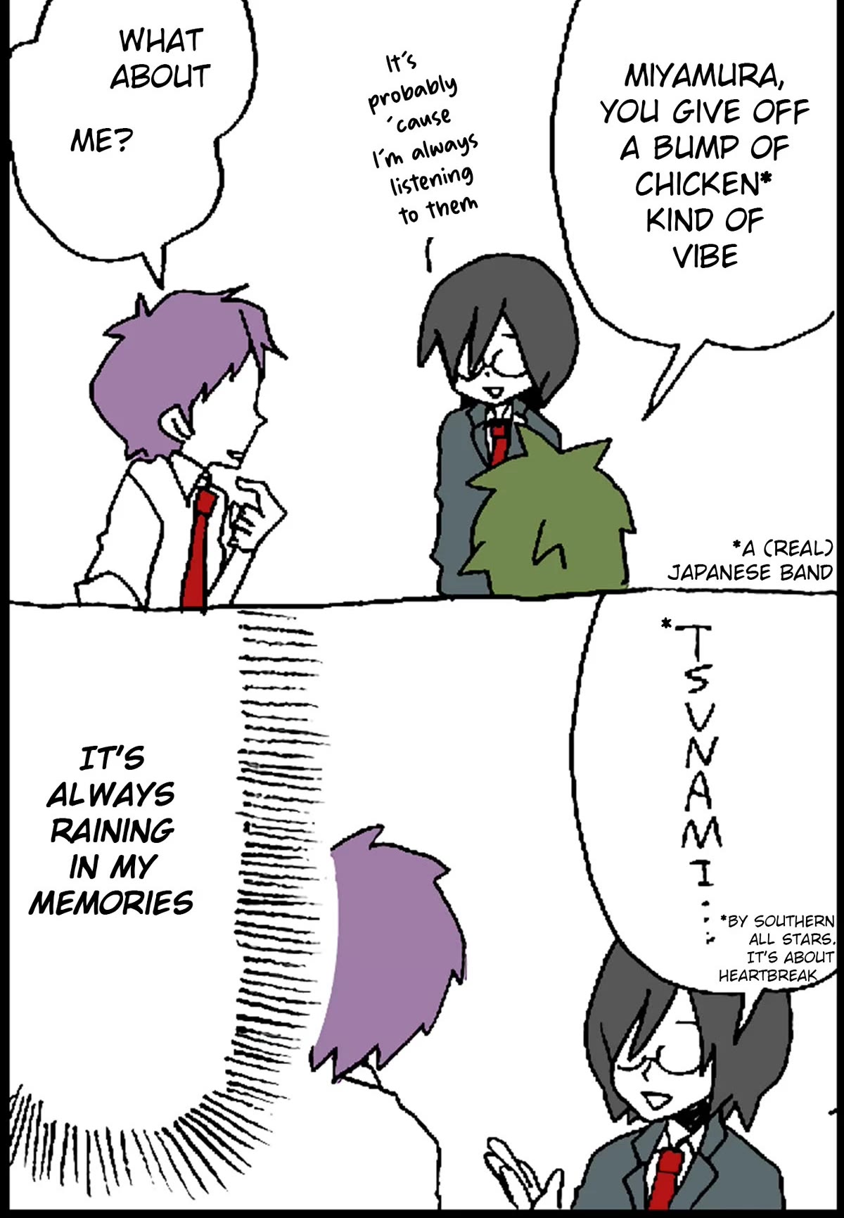 Hori-san to Miyamura-kun Chapter 24.5 page 2 - Chapter 24.5: Tsunami / Nyangoku / The Gaze of Distrust / Nightmare