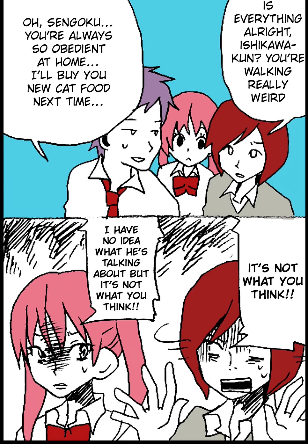 Hori-san to Miyamura-kun Chapter 24.5 page 6 - Chapter 24.5: Tsunami / Nyangoku / The Gaze of Distrust / Nightmare