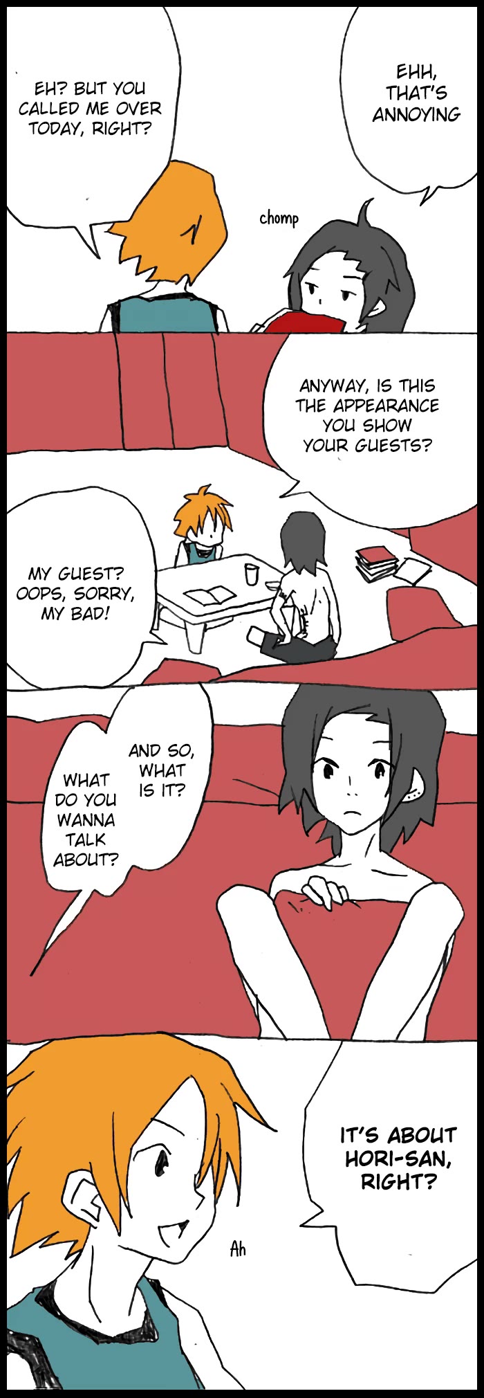 Hori-san to Miyamura-kun Chapter 27 page 5 - Chapter 27: SOS