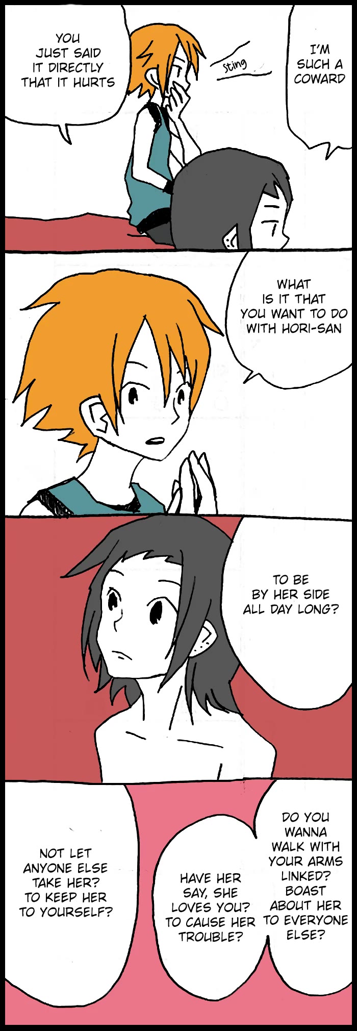 Hori-san to Miyamura-kun Chapter 27 page 9 - Chapter 27: SOS