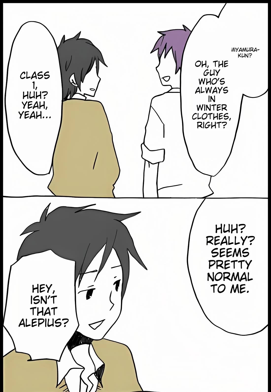 Hori-san to Miyamura-kun Chapter 37 page 1 - Chapter 37: Secret lover