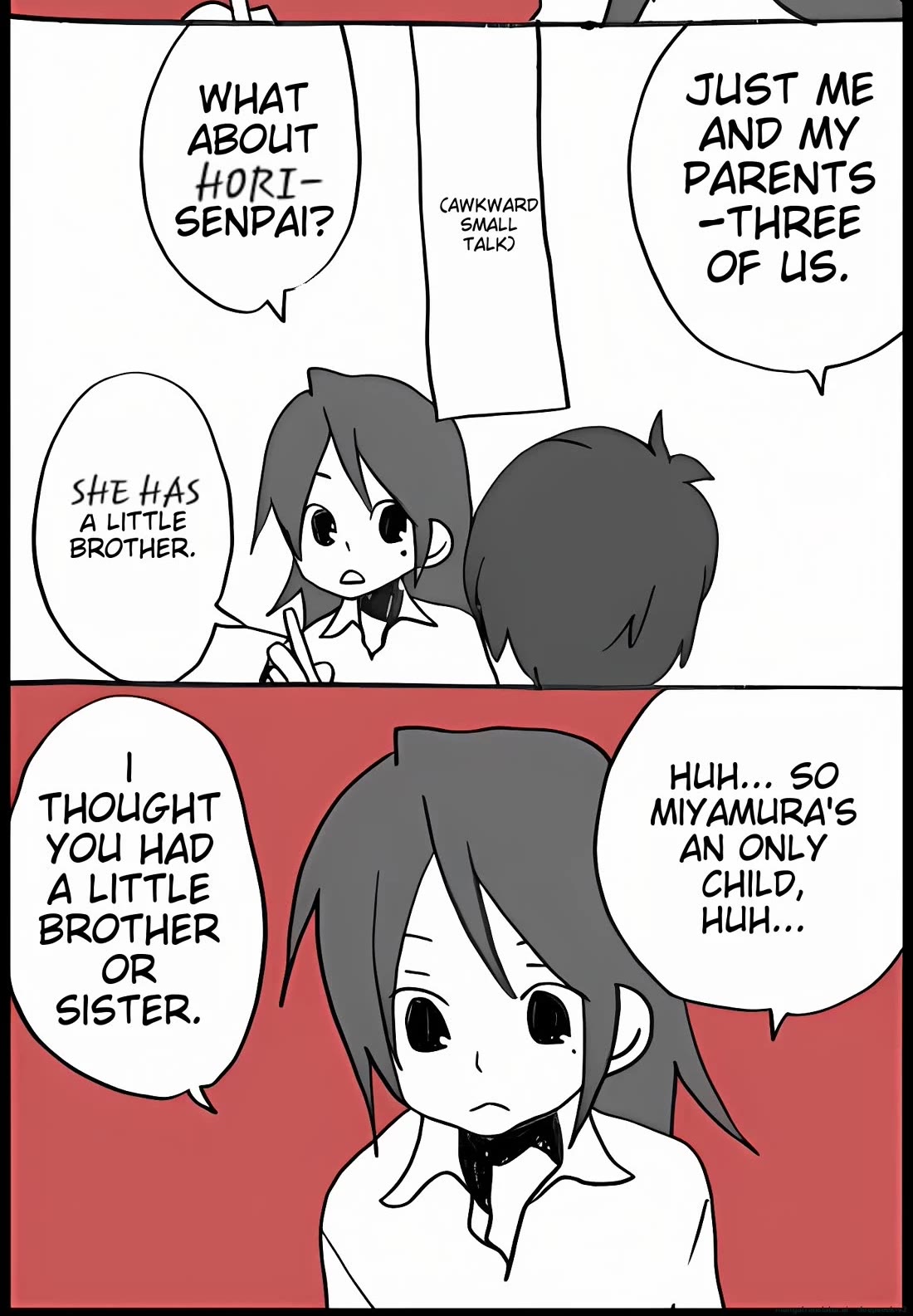 Hori-san to Miyamura-kun Chapter 38 page 18 - Chapter 38: Same Home