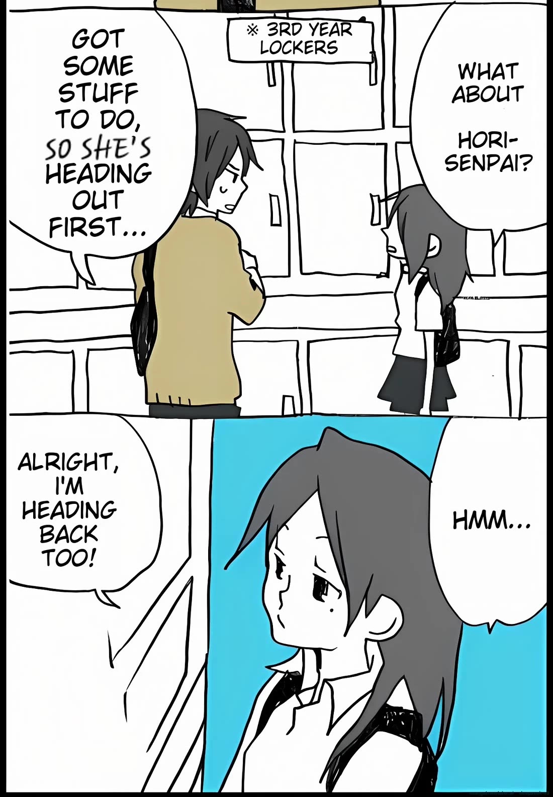 Hori-san to Miyamura-kun Chapter 38 page 2 - Chapter 38: Same Home
