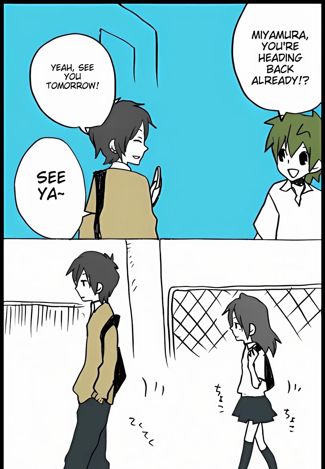 Hori-san to Miyamura-kun Chapter 38 page 3 - Chapter 38: Same Home