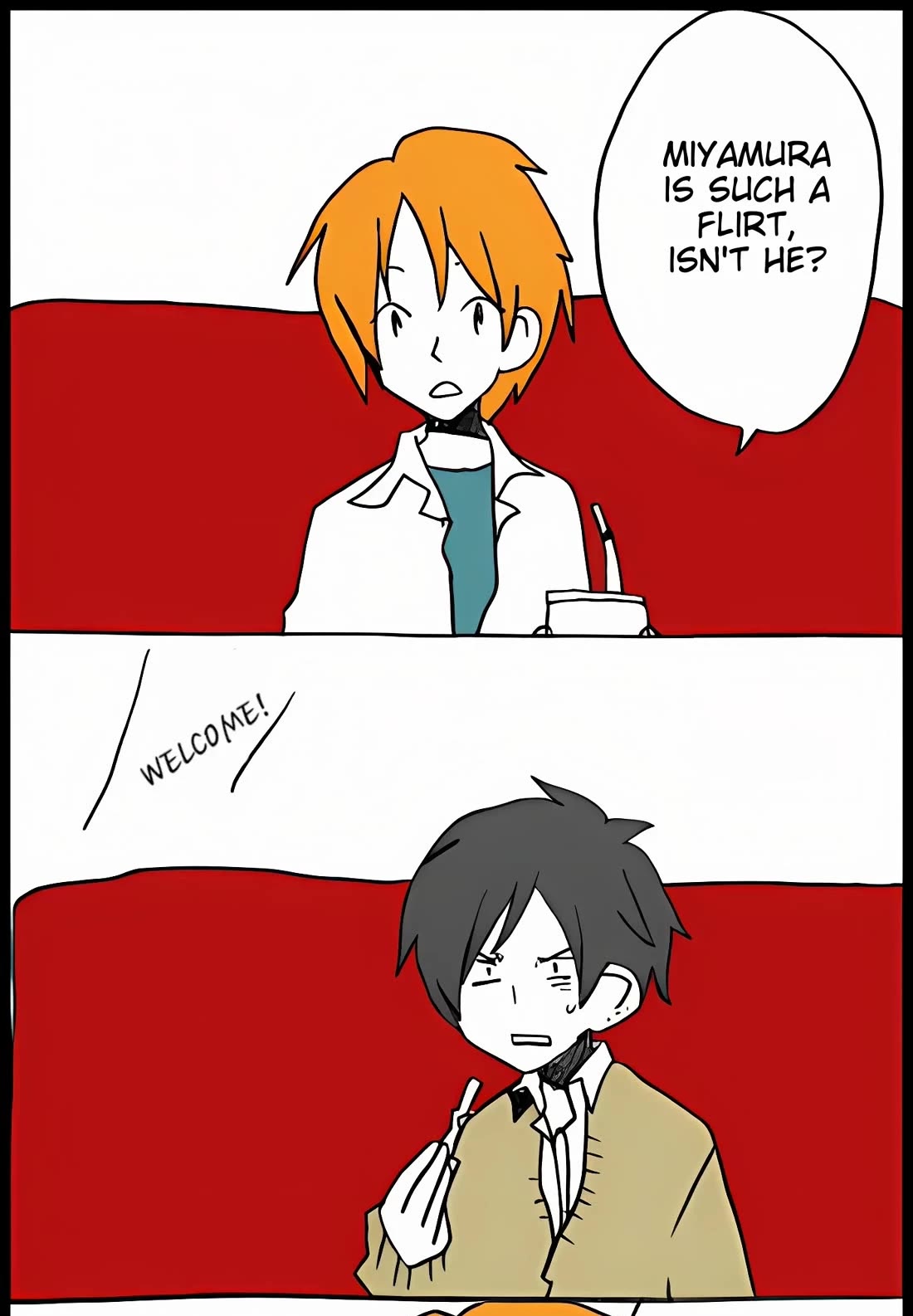 Hori-san to Miyamura-kun Chapter 41 page 1 - Chapter 41: Polite miyamura