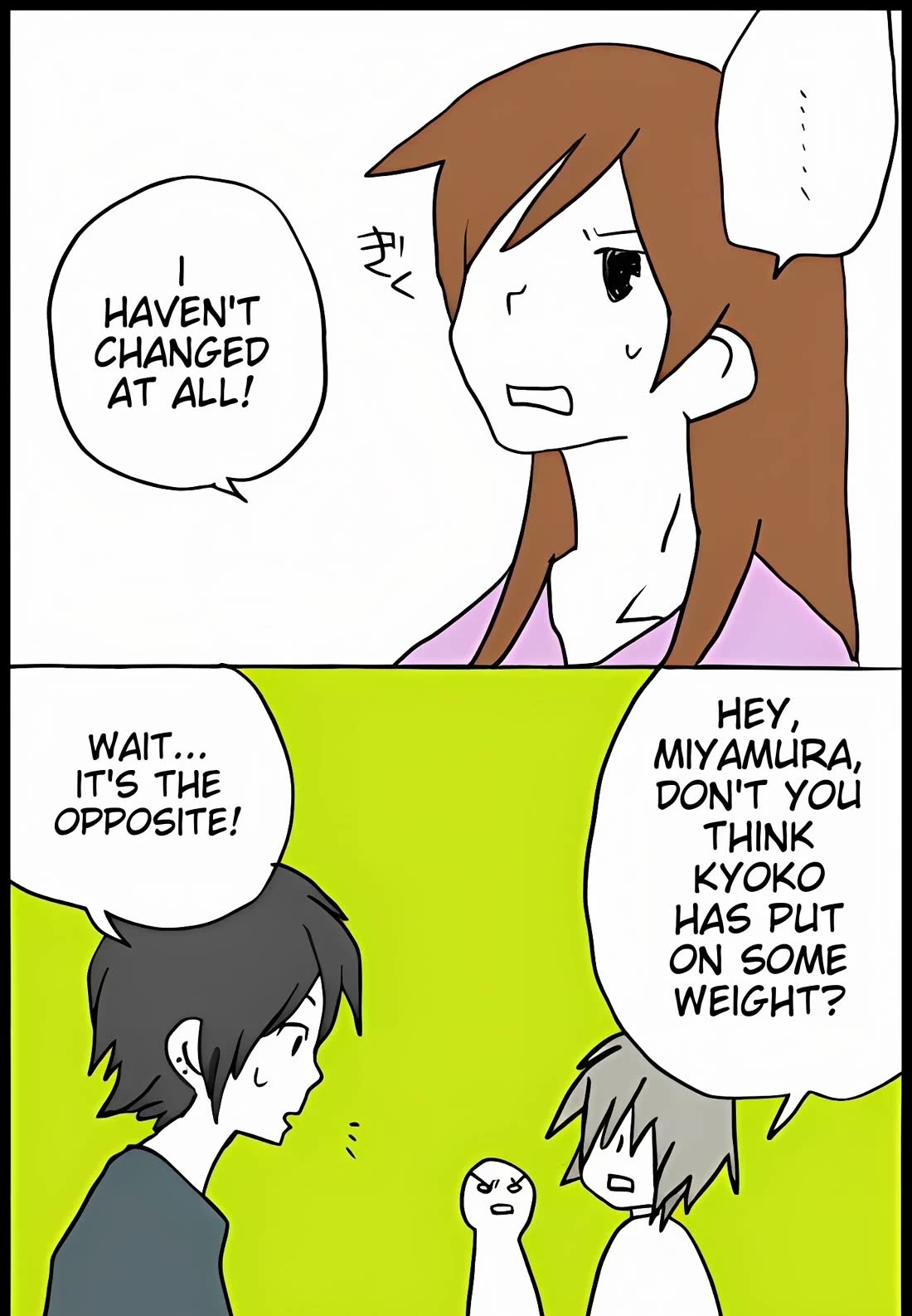 Hori-san to Miyamura-kun Chapter 42 page 3 - Chapter 42: Weight