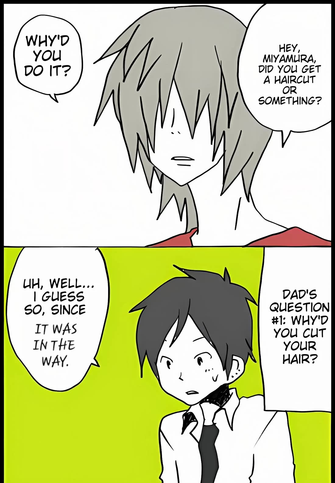 Hori-san to Miyamura-kun Chapter 43 page 5 - Chapter 43: Baby names