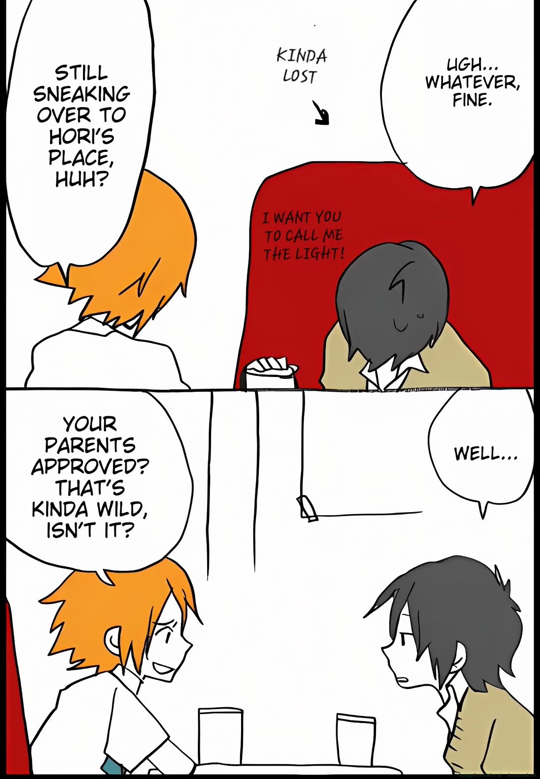 Hori-san to Miyamura-kun Chapter 46 page 13 - Chapter 46: Do something
