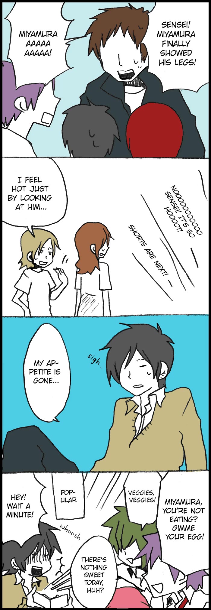 Hori-san to Miyamura-kun Chapter 49 page 3 - Chapter 49: The Sound of Coldness