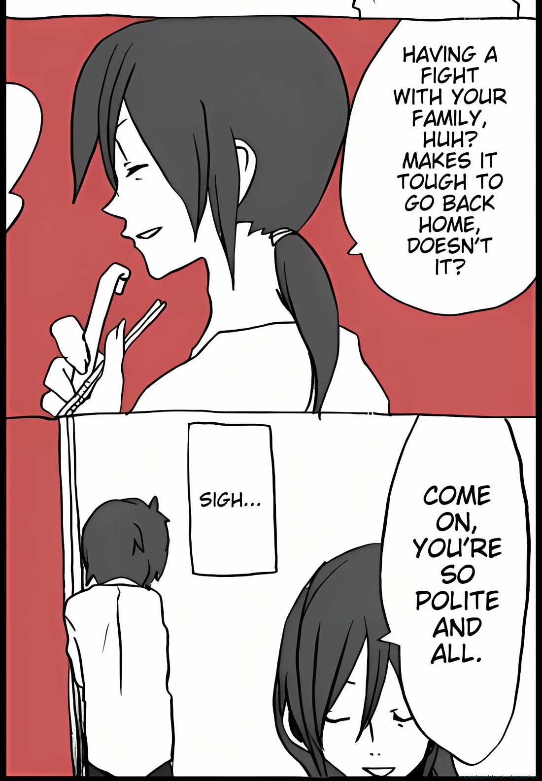 Hori-san to Miyamura-kun Chapter 54 page 2 - Chapter 54: Shindo stays over