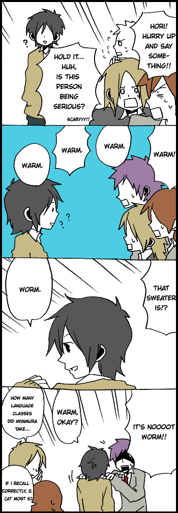 Hori-san to Miyamura-kun Chapter 58 page 3 - Chapter 58: I can't say it