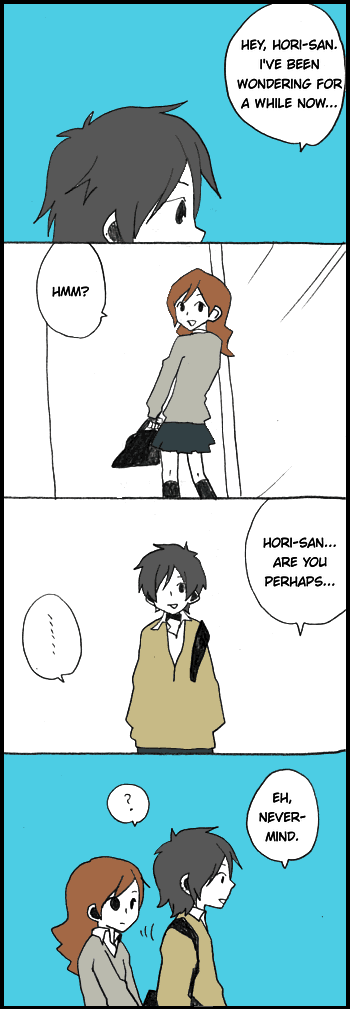 Hori-san to Miyamura-kun Chapter 58 page 8 - Chapter 58: I can't say it