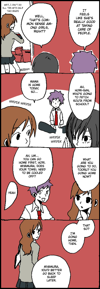Hori-san to Miyamura-kun Chapter 9 page 9 - Chapter 9: "Take Care"
