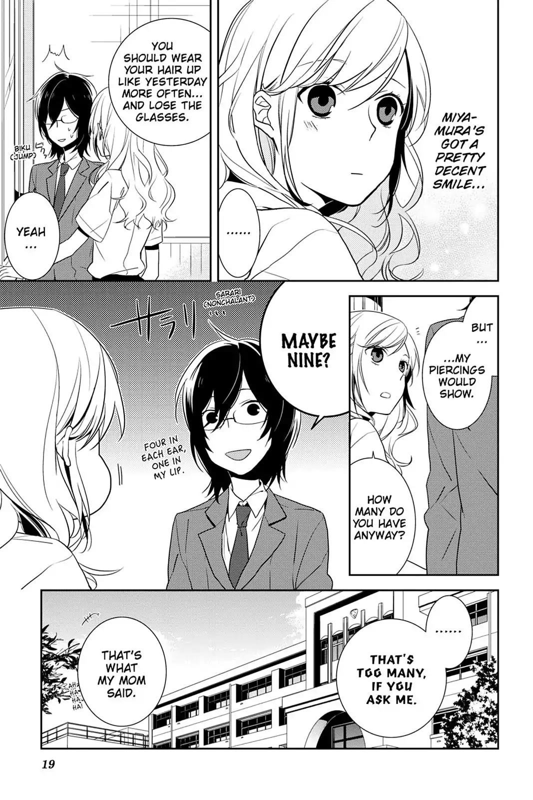 Horimiya Chapter 1 page 20 - Chapter 1 : (Page 1)Hori-san and Miyamura-kun