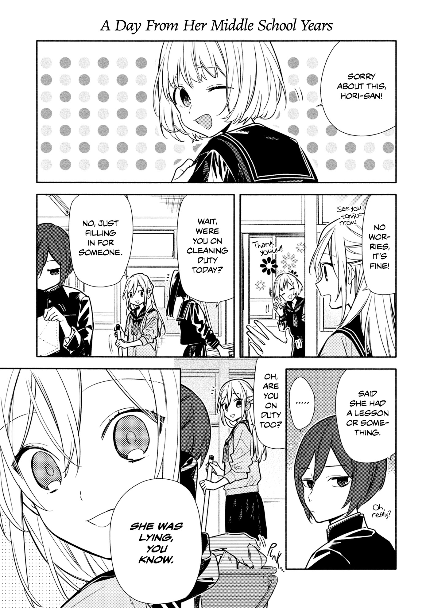 Horimiya Chapter 100.4 page 2 - Chapter 100.4: Memorial Book
