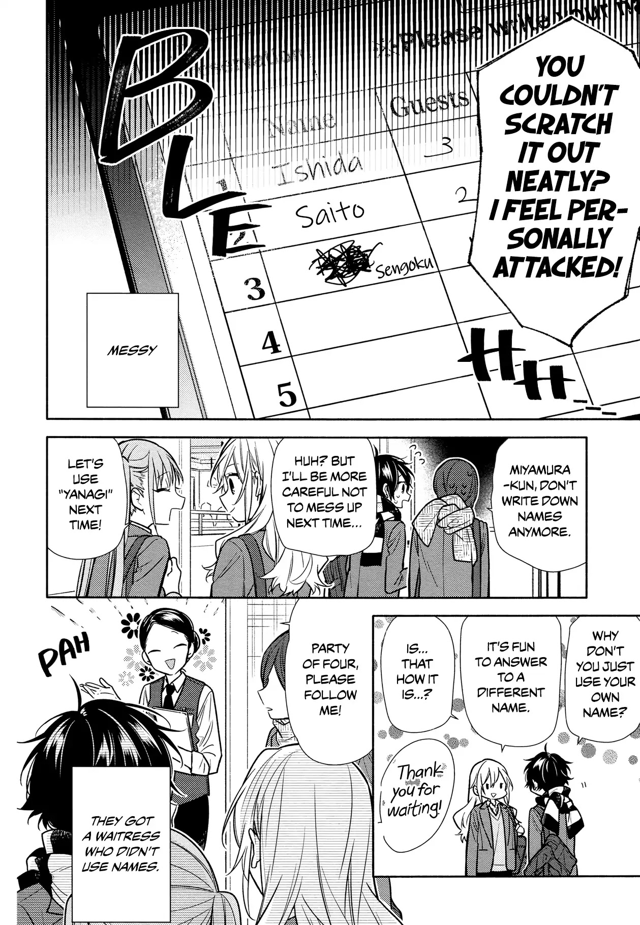 Horimiya Chapter 102 page 6 - Chapter 102