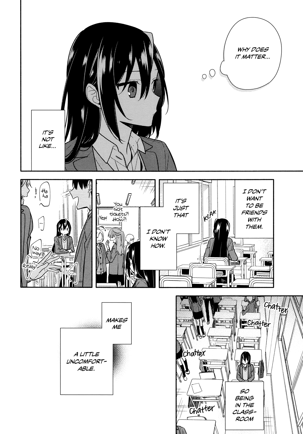 Horimiya Chapter 104 page 4 - Chapter 104: Weird Girl
