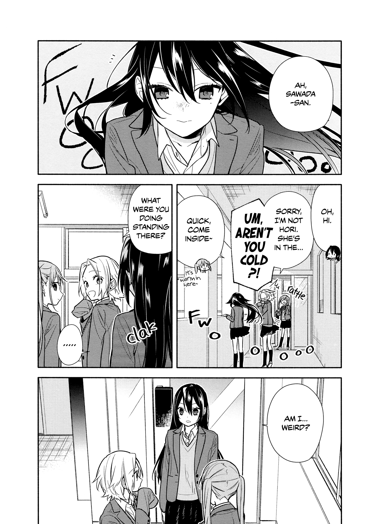 Horimiya Chapter 104 page 5 - Chapter 104: Weird Girl