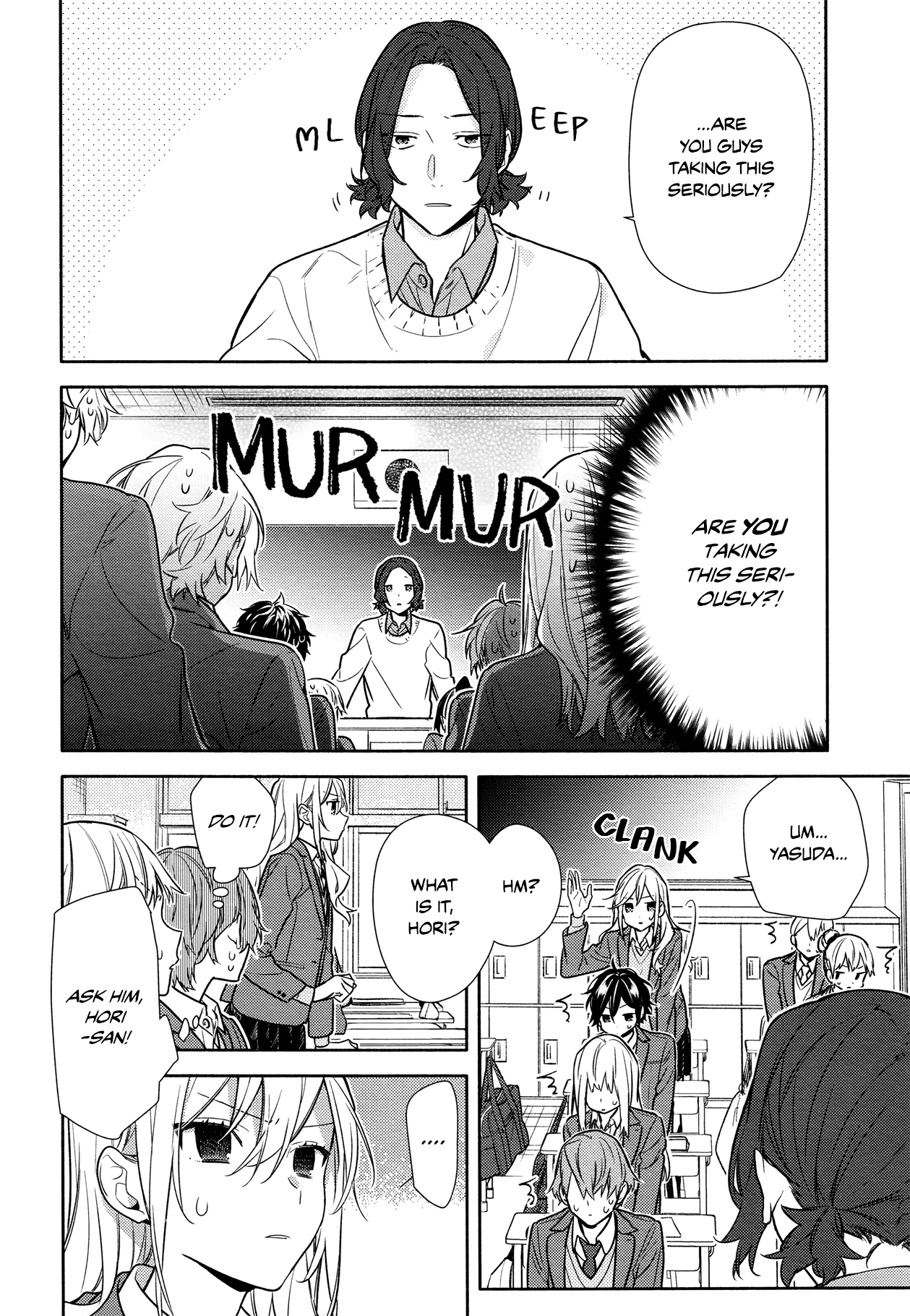 Horimiya Chapter 112 page 10 - Chapter 112: Distracted